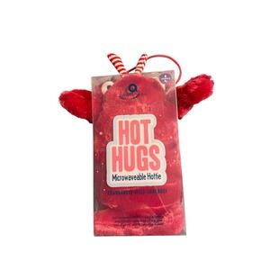 New Hot Hugs Microwavable Hottie‎ LOBSTER Lavender Scented Plush Heating Pad